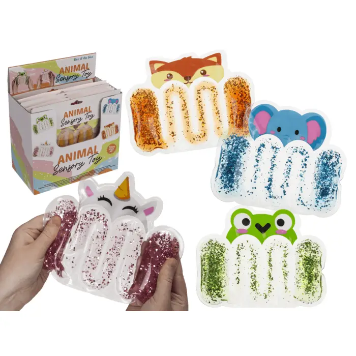 Brinquedo Sensorial com Glitter - Animal Sensory Toy