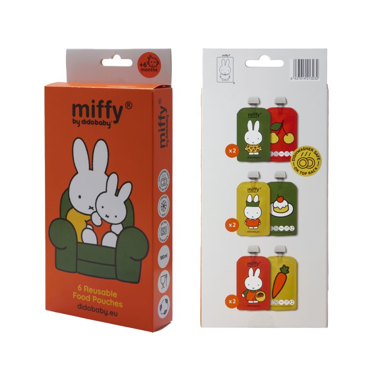 Pack 6 bolsas Reutilizáveis Didobaby - Squeeze Miffy