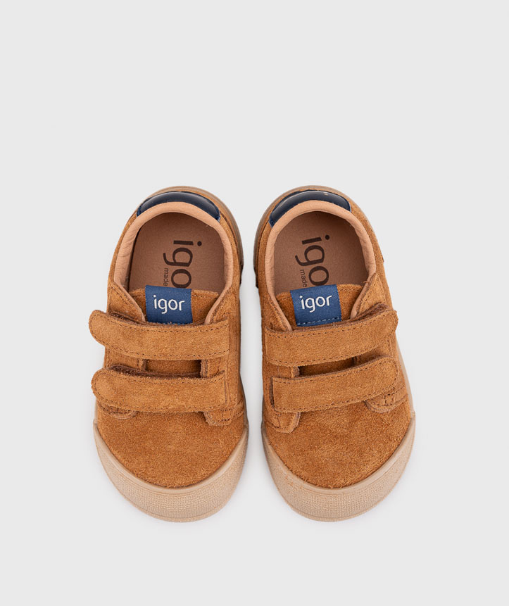 Ténis Suede Igor Barefoot | Mostarda
