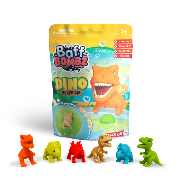 Zimpli Kids Bomba de Banho Sensorial | Dino Surpresa