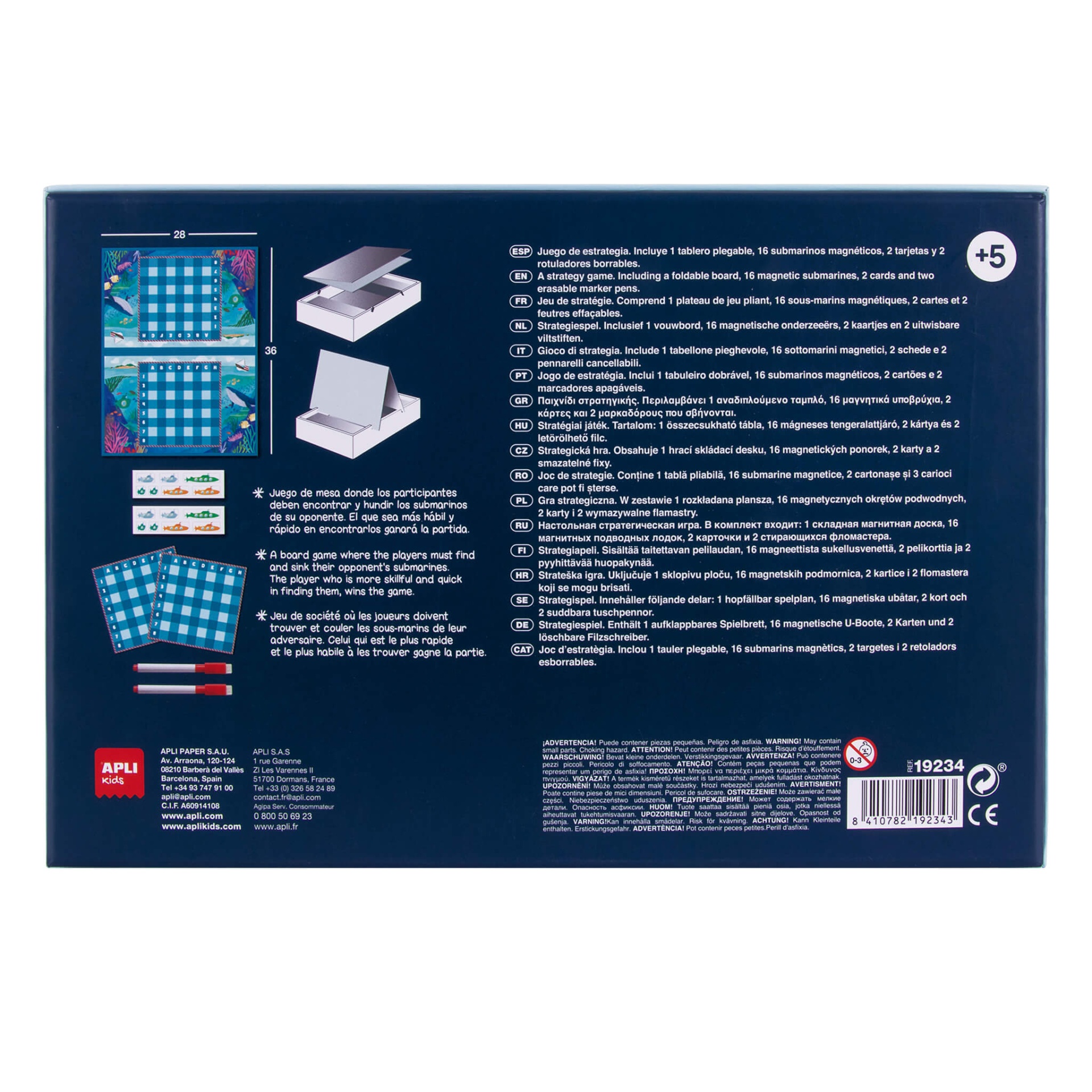 Jogo Magnético | Batalha Naval Submarinos