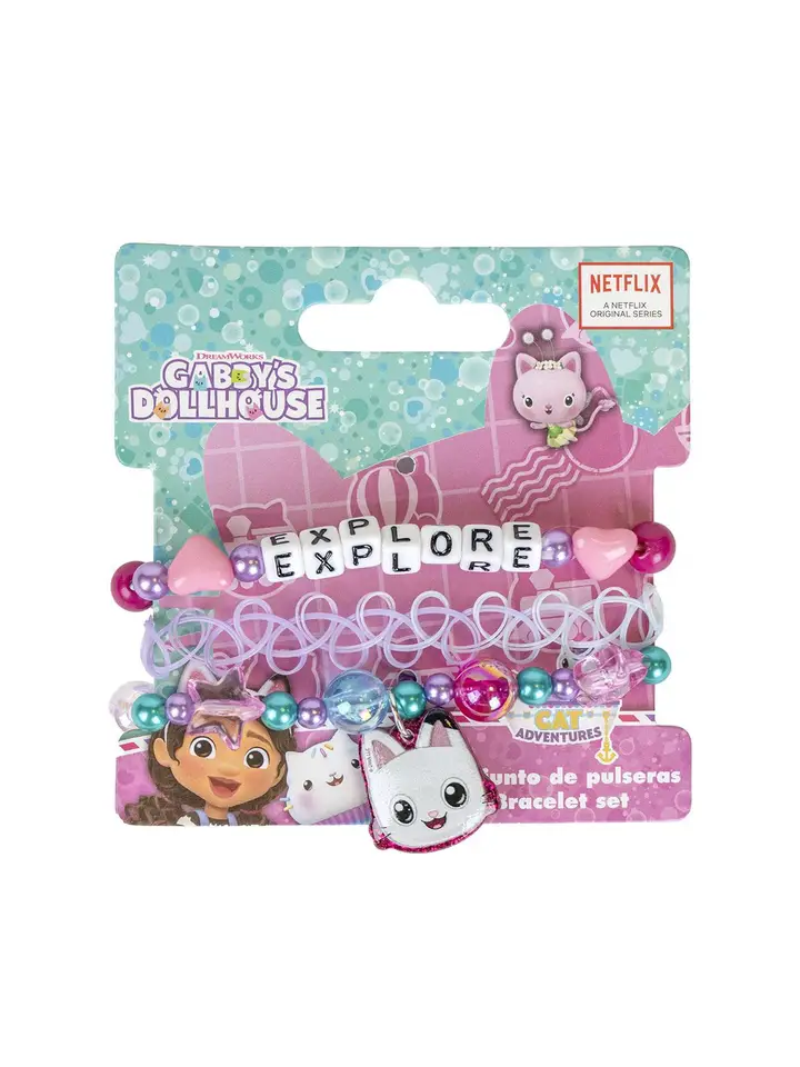 Conjunto 3 Pulseiras | Gabby's Dollhouse