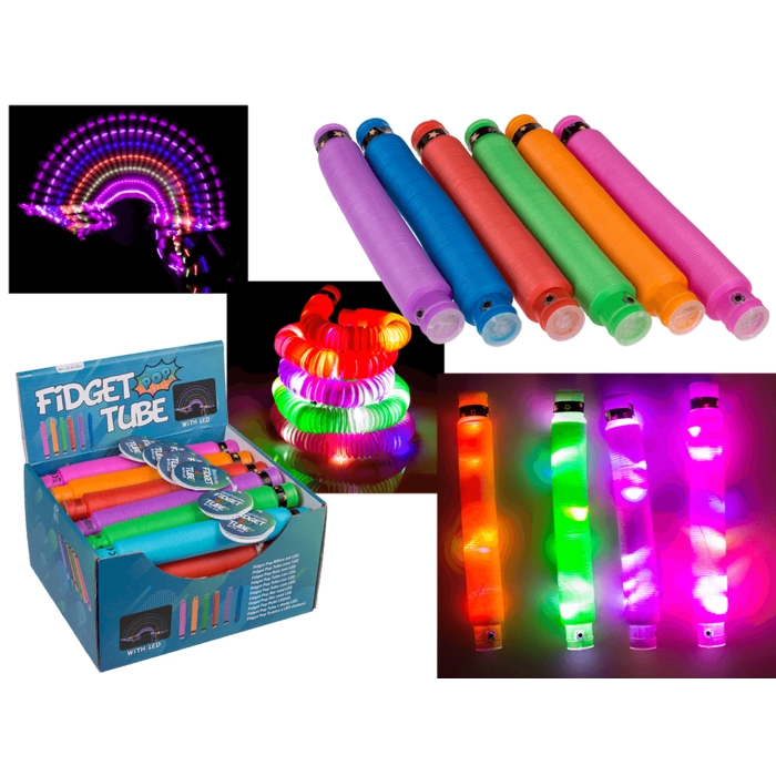 Fidget Tubo com LED