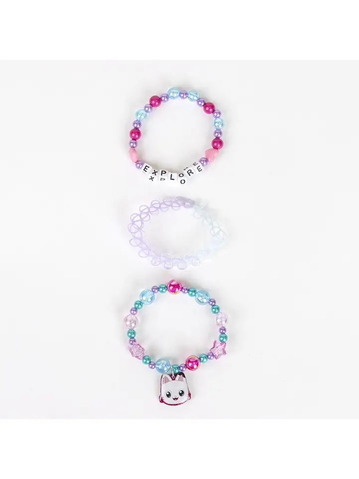 Conjunto 3 Pulseiras | Gabby's Dollhouse