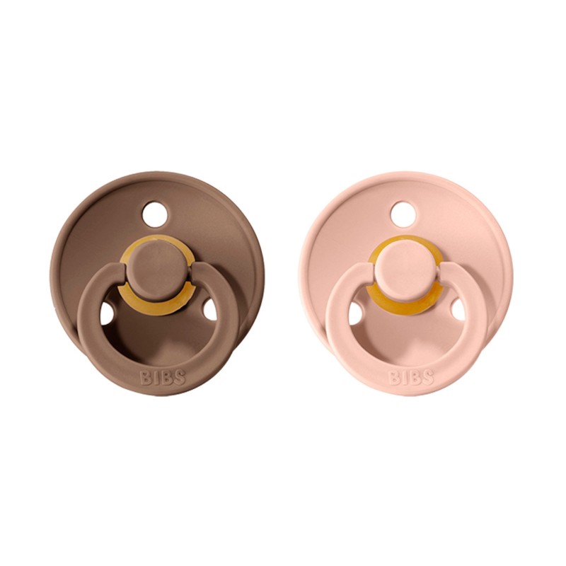 Pack 2 Chuchas BIBS  6-18 meses| DarkOak&Blush