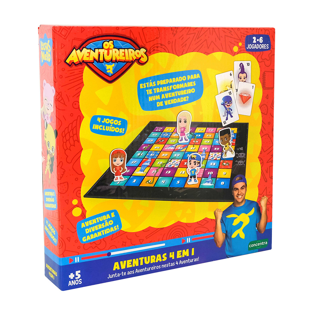 Jogo | Aventuras 4 em 1 Luccas Neto