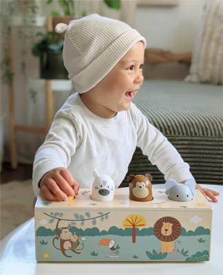 Small Foot | Brinquedo Pop-Up Safari com Sons