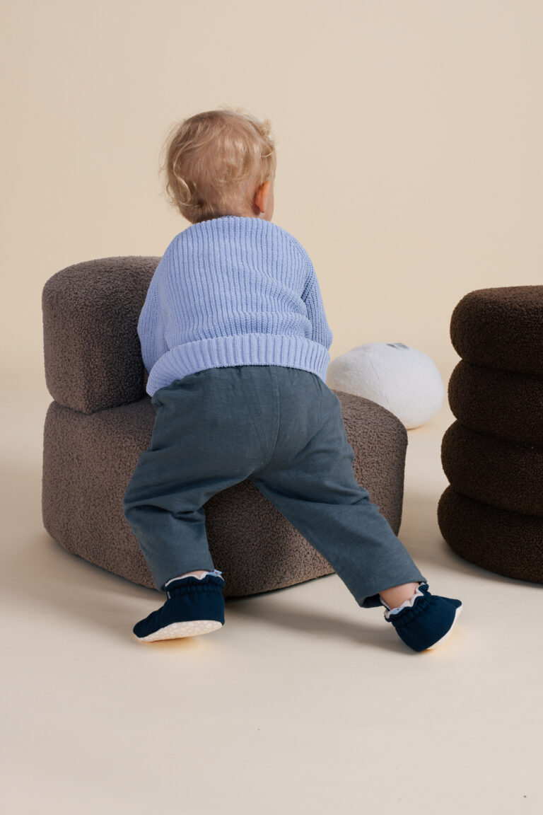 Baby Booties Fluffy | Blue Cake Pop