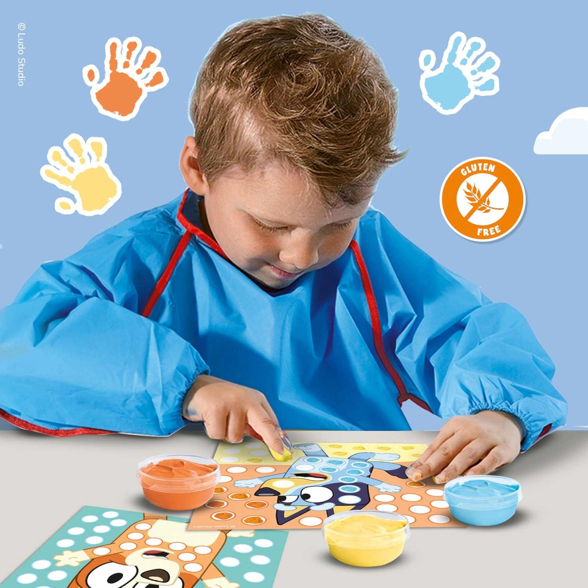 SES CREATIVE | Pintar com dedos Bluey