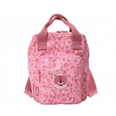 Mochila | Leopardo Rosa Pequena [4-10 anos]