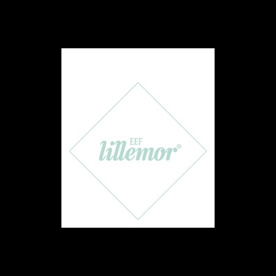 Logótipo EEF Lillemor® num losango cinza claro sobre fundo branco