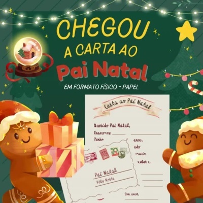 💌Carta ao Pai Natal - Formato Impresso