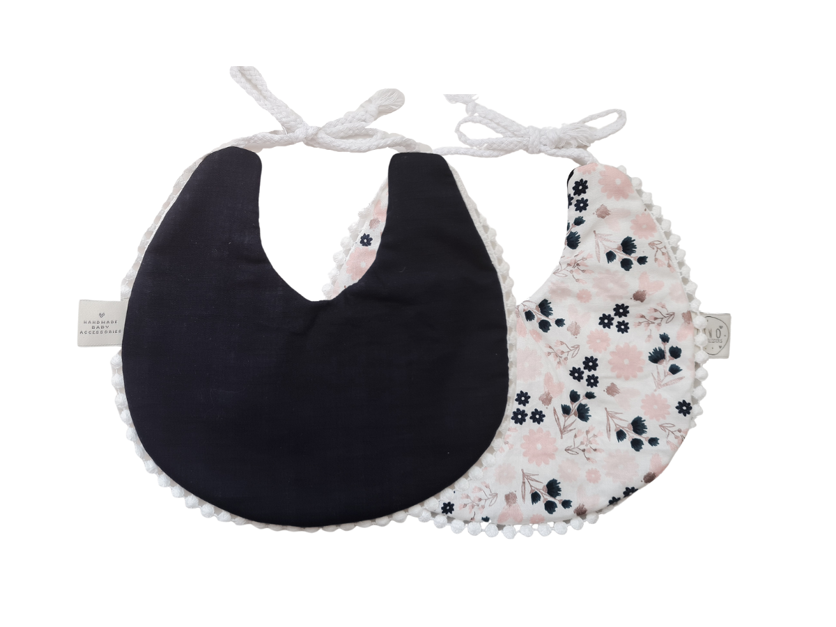 Old Rose & Blue Flowers