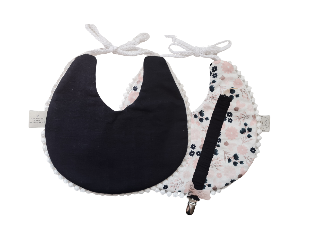 Old Rose & Blue Flowers