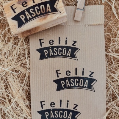 Carimbo&#x20;-&#x20;Feliz&#x20;P&#x00E1;scoa&#x20;&#x20;-&#x20;3x5cm