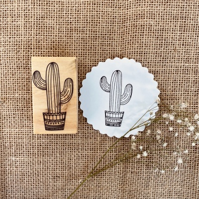 Carimbo&#x20;-&#x20;Cacto&#x20;Grande-&#x20;4x7cm