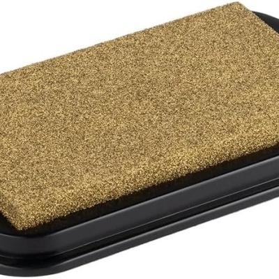 Almofada&#x20;de&#x20;tinta&#x20;dourada&#x20;-&#x20;7,5&#x20;x&#x20;4,3&#x20;cm