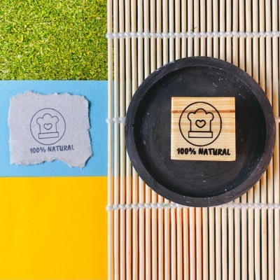 Carimbo&#x20;-&#x20;100&#x25;&#x20;Natural&#x20;-&#x20;3x3cm