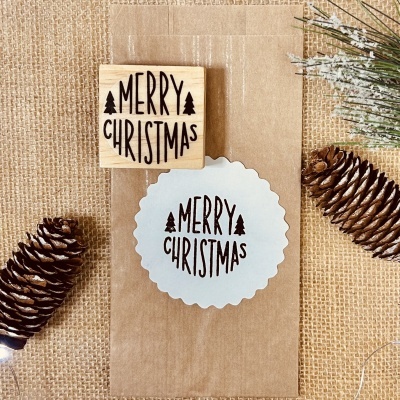 Carimbo&#x20;-&#x20;Merry&#x20;Christmas&#x20;-&#x20;5x5cm
