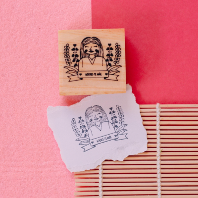 Carimbo&#x20;-&#x20;ADORO-TE&#x20;M&#x00C3;E&#x20;-&#x20;5x5cm