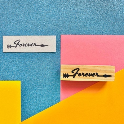Carimbo&#x20;-&#x20;Flecha&#x20;Forever&#x20;-&#x20;2x7cm