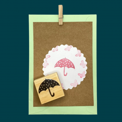 Carimbo&#x20;-&#x20;Chap&#x00E9;u&#x20;de&#x20;chuva&#x20;-&#x20;4x4cm