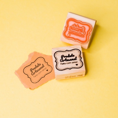 Carimbo&#x20;-&#x20;Produto&#x20;artesanal&#x20;-&#x20;4x4cm