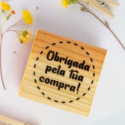 Carimbo&#x20;-&#x20;Obrigada&#x20;pela&#x20;tua&#x20;compra&#x20;-&#x20;5x5cm