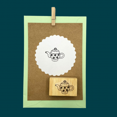 Carimbo&#x20;-&#x20;Bule&#x20;-&#x20;3x5cm