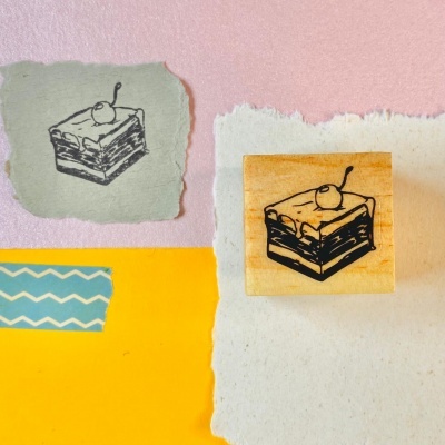 Carimbo&#x20;-&#x20;Fatia&#x20;de&#x20;torta&#x20;&#x28;culin&#x00E1;ria&#x29;&#x20;-&#x20;3x3cm