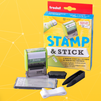 Kit&#x20;Stamp&#x20;&amp;&#x20;Stick&#x20;-&#x20;Marca&#x20;todos&#x20;os&#x20;teus&#x20;pertences