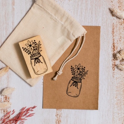 Carimbo&#x20;-&#x20;Plantas&#x20;no&#x20;frasco&#x20;-&#x20;4x7cm