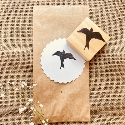 Carimbo&#x20;-&#x20;Andorinha&#x20;-&#x20;5x5cm