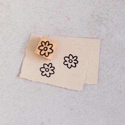 Carimbo&#x20;-&#x20;flor&#x20;-&#x20;2x2cm