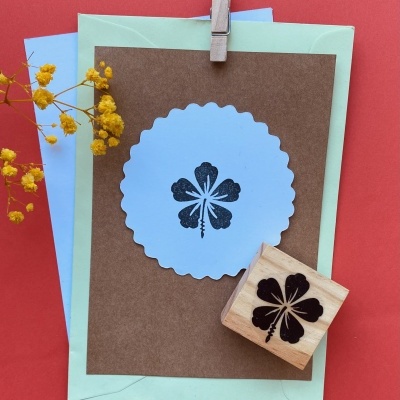 Carimbo&#x20;-&#x20;Floral&#x20;6&#x20;-&#x20;4x4cm