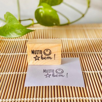 Carimbo&#x20;-&#x20;Muito&#x20;bem&#x21;&#x20;-&#x20;3x5cm