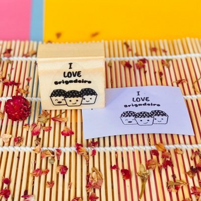 Carimbo&#x20;-&#x20;I&#x20;LOVE&#x20;brigadeiro&#x20;-&#x20;4x4cm