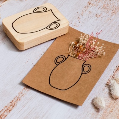 Carimbo&#x20;-&#x20;Vaso&#x20;-&#x20;7x10cm