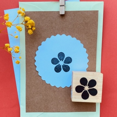 Carimbo&#x20;-&#x20;Floral&#x20;4&#x20;-&#x20;4x4cm
