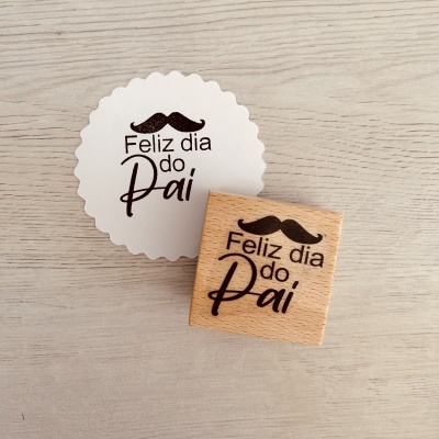 Carimbo&#x20;-&#x20;Feliz&#x20;dia&#x20;do&#x20;Pai&#x20;-&#x20;5x5cm