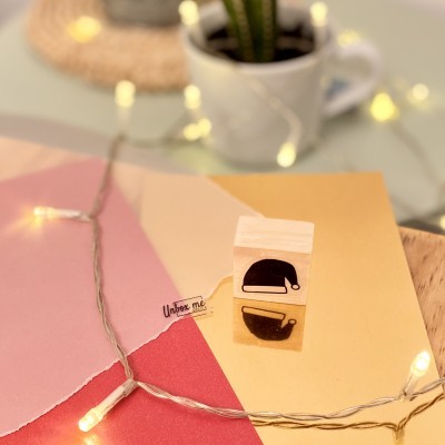 Carimbo&#x20;-&#x20;Gorro&#x20;-&#x20;3x3cm