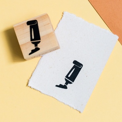 Carimbo&#x20;-&#x20;Bisnaga&#x20;com&#x20;tinta&#x20;-&#x20;3x3cm