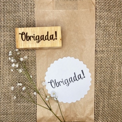 Carimbo&#x20;-&#x20;Obrigada&#x20;-&#x20;3x7cm