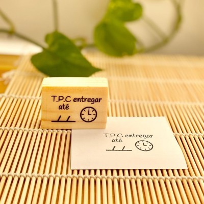 Carimbo&#x20;-&#x20;T.P.C&#x20;entregar&#x20;at&#x00E9;&#x20;-&#x20;3x5cm