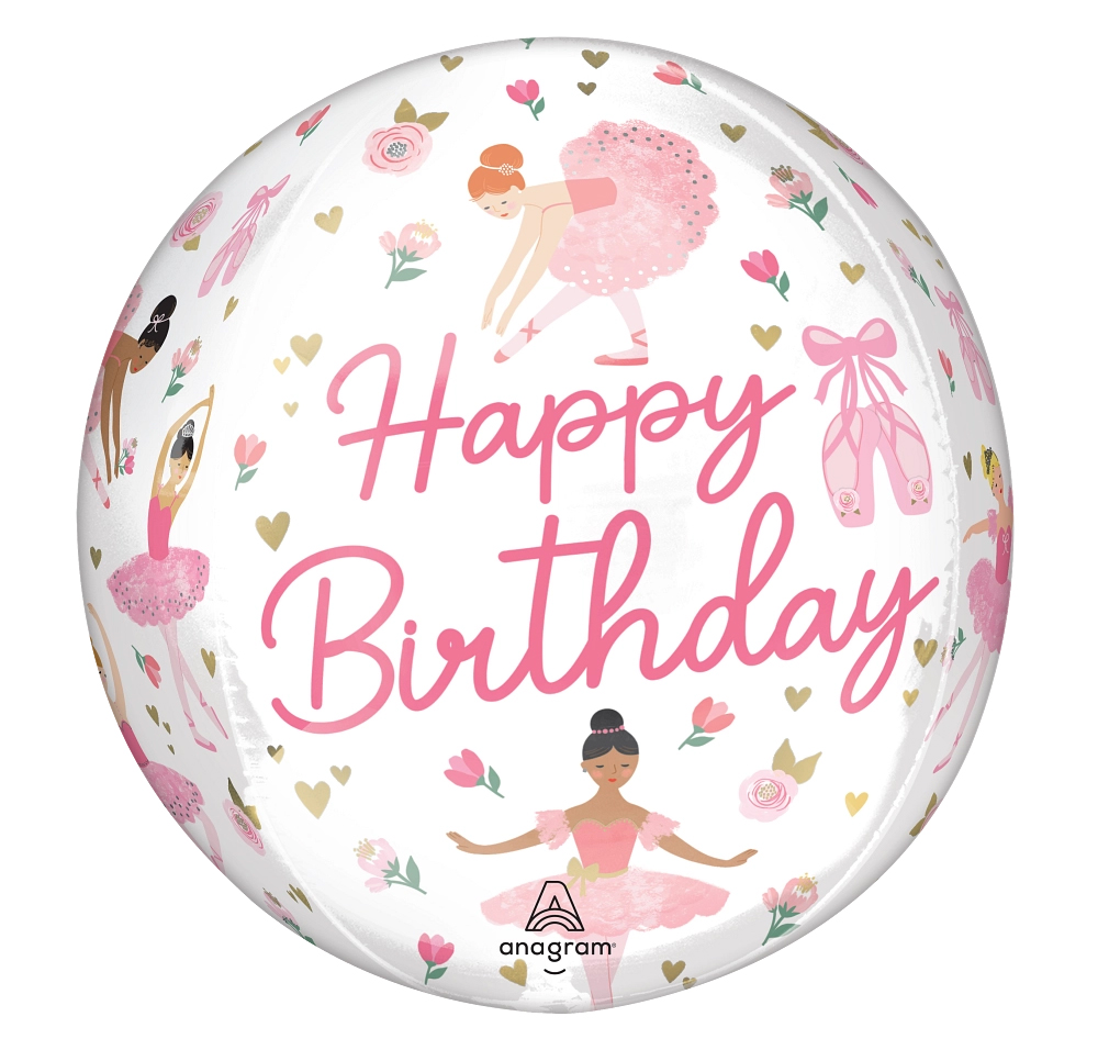Balão Foil Orbz Bailarina