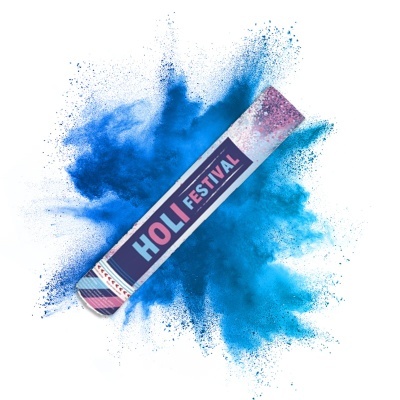 CANHÃO REVELAÇÃO PÓ HOLI MENINO