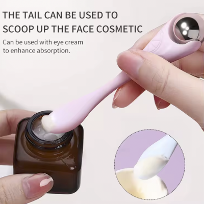 Massageador de Olhos Dupla Ponta – Rolo Facial Manual