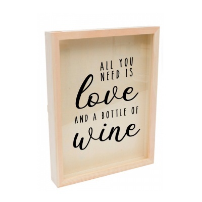 QUADRO DE ROLHAS / LOVE