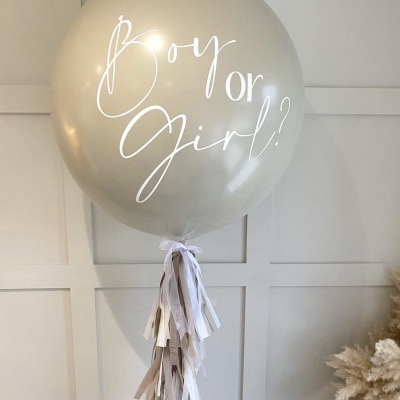 Balão Revelação Nude com Duplo Estouro