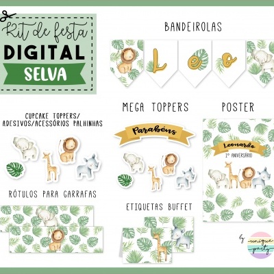Kit DIGITAL - READY TO PRINT - SELVA